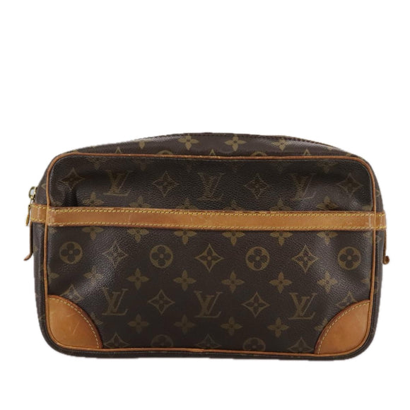 LOUIS VUITTON Monogram Compiegne 28 Clutch Bag M51845 LV Auth 106986