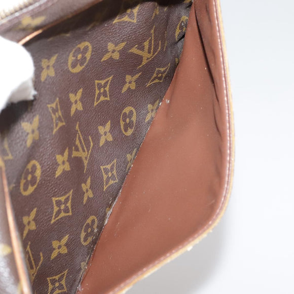 LOUIS VUITTON Monogram Compiegne 28 Clutch Bag M51845 LV Auth 106986