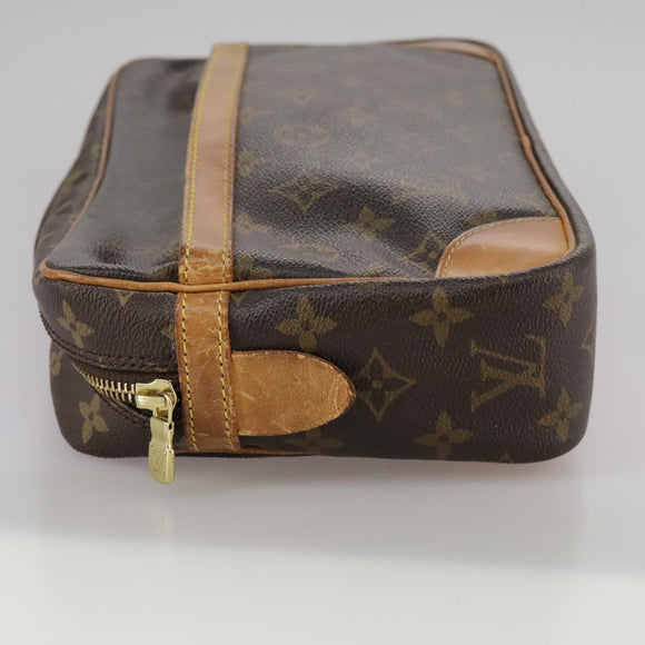 LOUIS VUITTON Monogram Compiegne 28 Clutch Bag M51845 LV Auth 106986