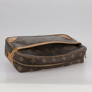 LOUIS VUITTON Monogram Compiegne 28 Clutch Bag M51845 LV Auth 106986-5