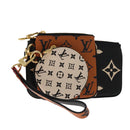 LOUIS VUITTON Crafty Collection Pochette Trio Coin Purse M69516 LV Auth 107007AM-1