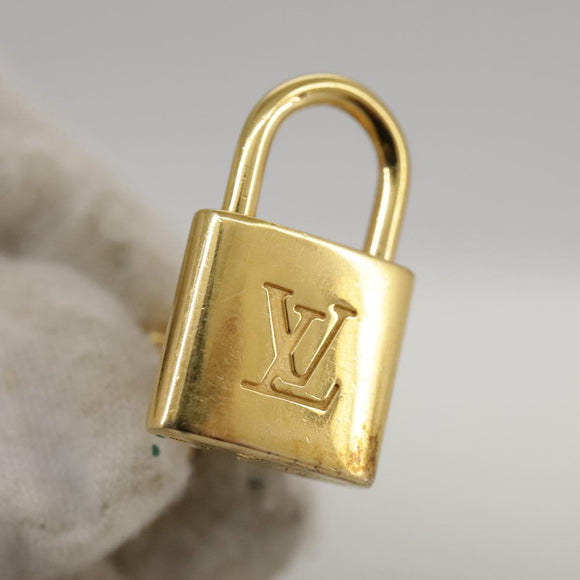 LOUIS VUITTON Bouton De Manchette Cuffs Ag925 Gold LV Auth 107014