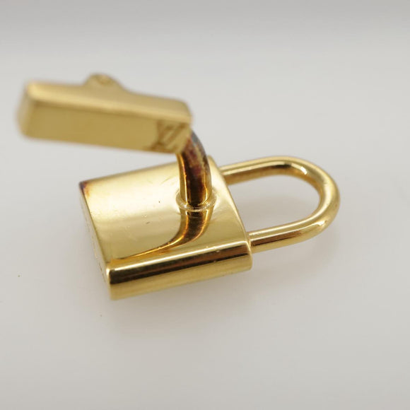 LOUIS VUITTON Bouton De Manchette Cuffs Ag925 Gold LV Auth 107014