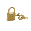 LOUIS VUITTON Bouton De Manchette Cuffs Ag925 Gold LV Auth 107014-1