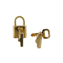 LOUIS VUITTON Bouton De Manchette Cuffs Ag925 Gold LV Auth 107014-3