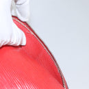 LOUIS VUITTON Epi Pochette Cosmetic PM Pouch Red M41114 LV Auth 107015-10