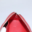 LOUIS VUITTON Epi Pochette Cosmetic PM Pouch Red M41114 LV Auth 107015-18