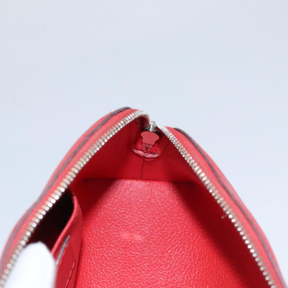LOUIS VUITTON Epi Pochette Cosmetic PM Pouch Red M41114 LV Auth 107015