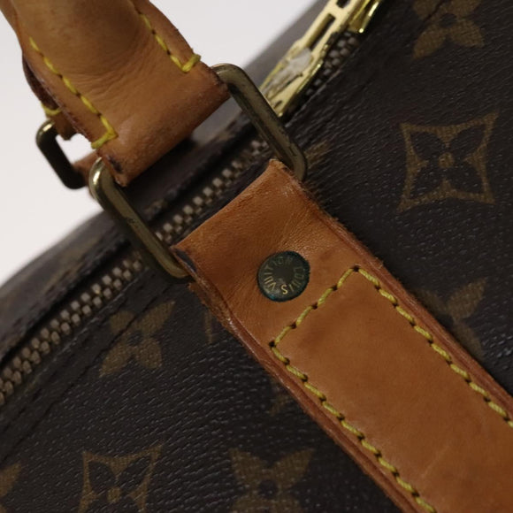 LOUIS VUITTON Monogram Keepall Bandouliere 60 Boston Bag M41412 LV Auth 107049