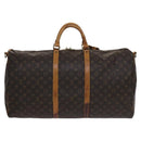 LOUIS VUITTON Monogram Keepall Bandouliere 60 Boston Bag M41412 LV Auth 107049-2