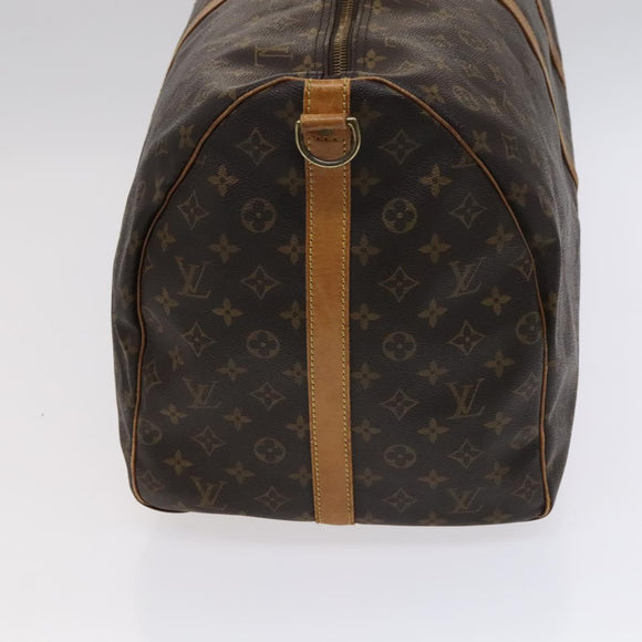 LOUIS VUITTON Monogram Keepall Bandouliere 60 Boston Bag M41412 LV Auth 107049
