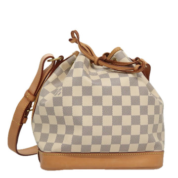 LOUIS VUITTON Damier Azur Noe BB Shoulder Bag N41220 LV Auth 107056V