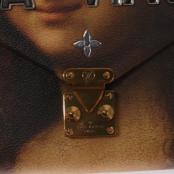 LOUIS VUITTON Masters Collection Pochette Chain Bag Pink M64626 LV Auth 107057SA