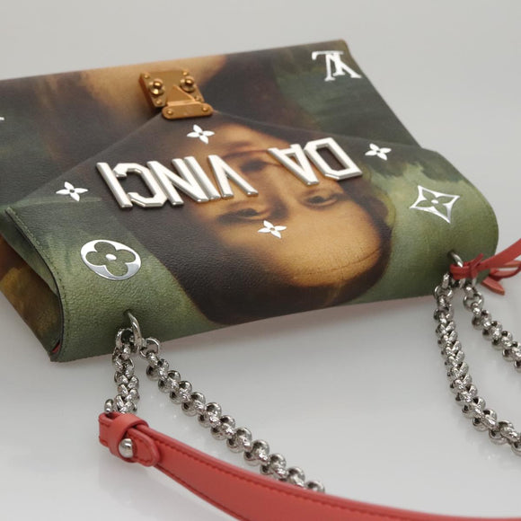 LOUIS VUITTON Masters Collection Pochette Chain Bag Pink M64626 LV Auth 107057SA