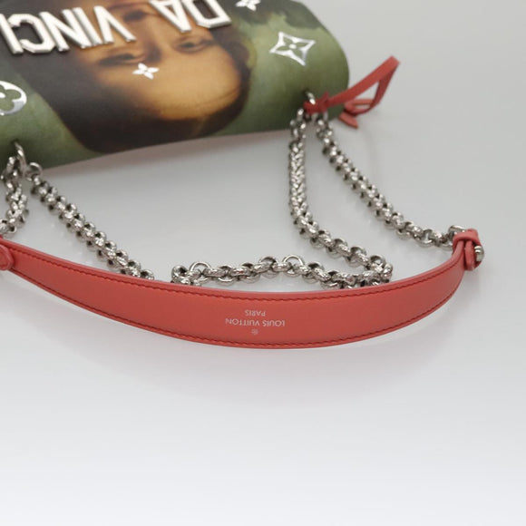 LOUIS VUITTON Masters Collection Pochette Chain Bag Pink M64626 LV Auth 107057SA