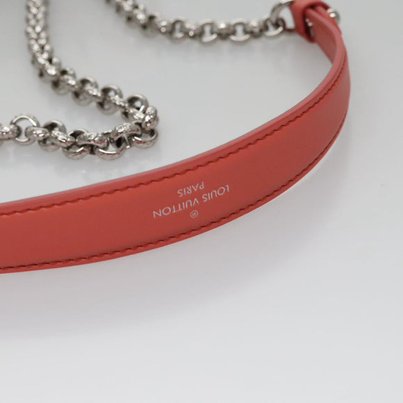 LOUIS VUITTON Masters Collection Pochette Chain Bag Pink M64626 LV Auth 107057SA