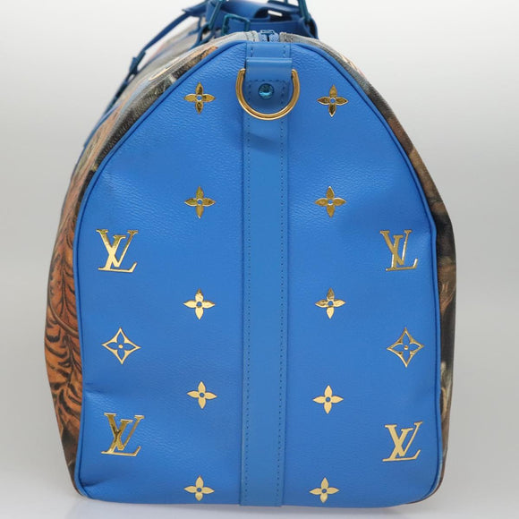 LOUIS VUITTON Masters Collection Keepall Bandouliere 50 Bag M43344 Auth 107059SA
