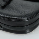 LOUIS VUITTON Epi Jeune Fille MM Shoulder Bag Black M52152 LV Auth 107060V-14