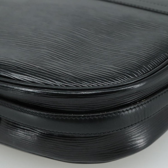 LOUIS VUITTON Epi Jeune Fille MM Shoulder Bag Black M52152 LV Auth 107060V