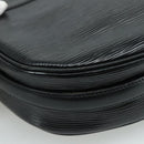 LOUIS VUITTON Epi Jeune Fille MM Shoulder Bag Black M52152 LV Auth 107060V-17