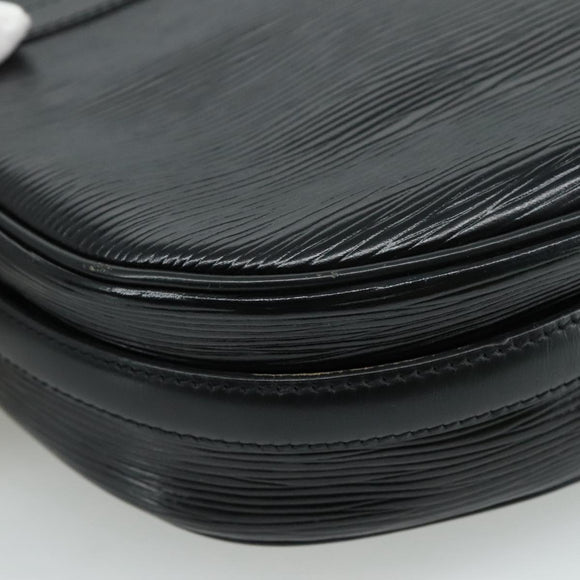 LOUIS VUITTON Epi Jeune Fille MM Shoulder Bag Black M52152 LV Auth 107060V