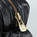 LOUIS VUITTON Epi Jeune Fille MM Shoulder Bag Black M52152 LV Auth 107060V-9