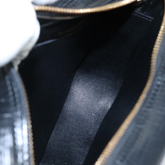 LOUIS VUITTON Epi Jeune Fille MM Shoulder Bag Black M52152 LV Auth 107060V