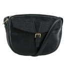 LOUIS VUITTON Epi Jeune Fille MM Shoulder Bag Black M52152 LV Auth 107060V-1