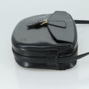 LOUIS VUITTON Epi Jeune Fille MM Shoulder Bag Black M52152 LV Auth 107060V-3