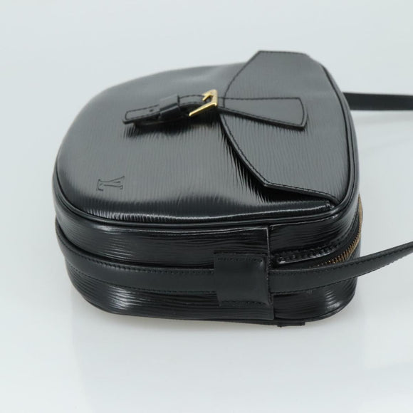 LOUIS VUITTON Epi Jeune Fille MM Shoulder Bag Black M52152 LV Auth 107060V
