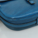 LOUIS VUITTON Epi June Feuille Shoulder Bag Blue M52155 LV Auth 107061-16