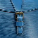 LOUIS VUITTON Epi June Feuille Shoulder Bag Blue M52155 LV Auth 107061-18