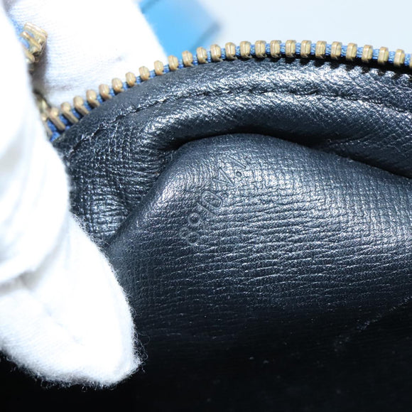 LOUIS VUITTON Epi June Feuille Shoulder Bag Blue M52155 LV Auth 107061