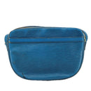 LOUIS VUITTON Epi June Feuille Shoulder Bag Blue M52155 LV Auth 107061-2