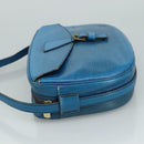 LOUIS VUITTON Epi June Feuille Shoulder Bag Blue M52155 LV Auth 107061-4