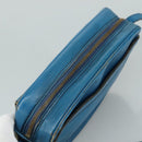 LOUIS VUITTON Epi June Feuille Shoulder Bag Blue M52155 LV Auth 107061-6