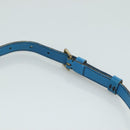 LOUIS VUITTON Epi June Feuille Shoulder Bag Blue M52155 LV Auth 107061-14