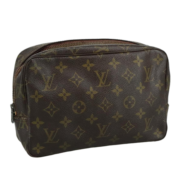 LOUIS VUITTON Monogram Trousse Toilette 23 Clutch Bag M47524 LV Auth 107087