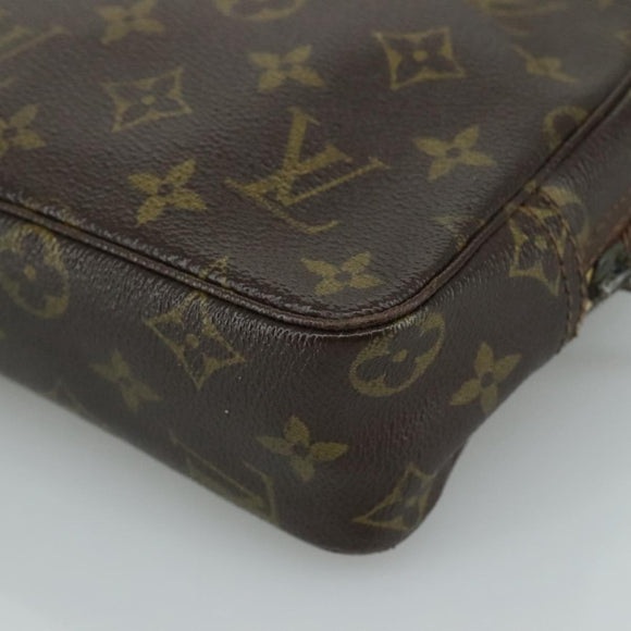 LOUIS VUITTON Monogram Trousse Toilette 23 Clutch Bag M47524 LV Auth 107087