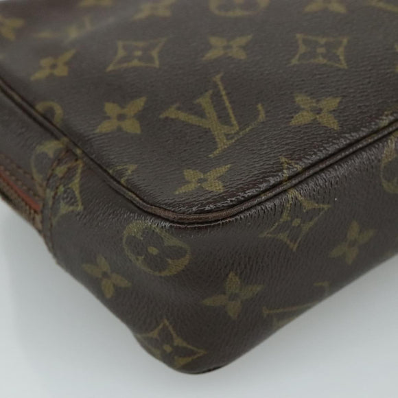 LOUIS VUITTON Monogram Trousse Toilette 23 Clutch Bag M47524 LV Auth 107087