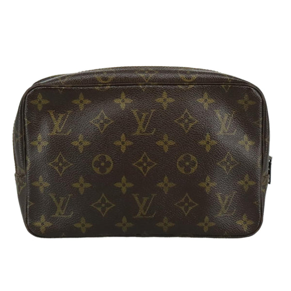 LOUIS VUITTON Monogram Trousse Toilette 23 Clutch Bag M47524 LV Auth 107087