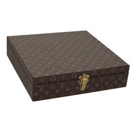 LOUIS VUITTON Monogram Jewelry case Jewelry Box LV Auth 107109S