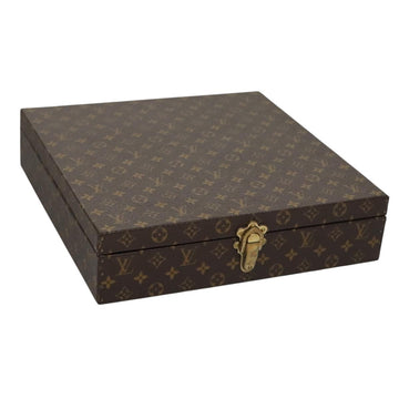LOUIS VUITTON Monogram Jewelry case Jewelry Box LV Auth 107109S