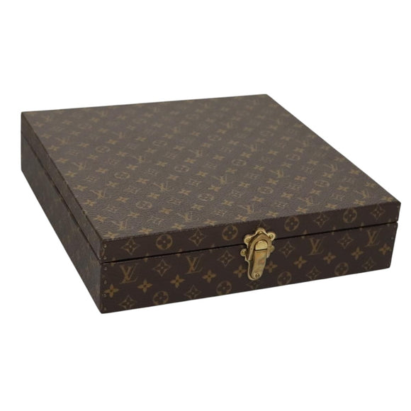 LOUIS VUITTON Monogram Jewelry case Jewelry Box LV Auth 107109S