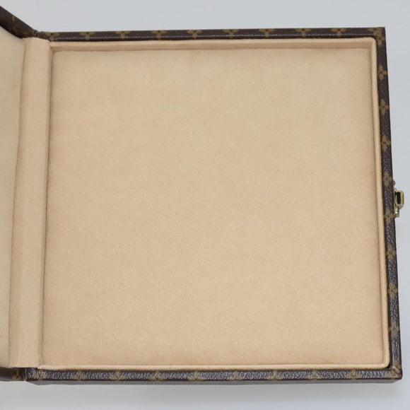 LOUIS VUITTON Monogram Jewelry case Jewelry Box LV Auth 107109S