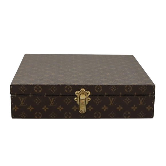 LOUIS VUITTON Monogram Jewelry case Jewelry Box LV Auth 107109S