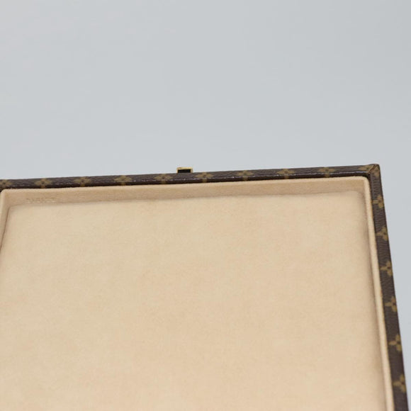 LOUIS VUITTON Monogram Jewelry case Jewelry Box LV Auth 107109S