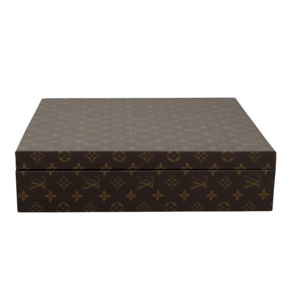 LOUIS VUITTON Monogram Jewelry case Jewelry Box LV Auth 107109S