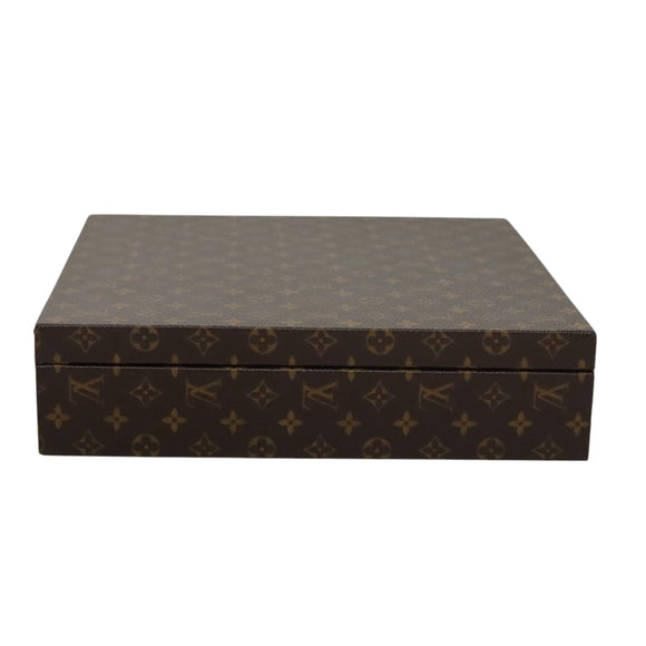 LOUIS VUITTON Monogram Jewelry case Jewelry Box LV Auth 107109S