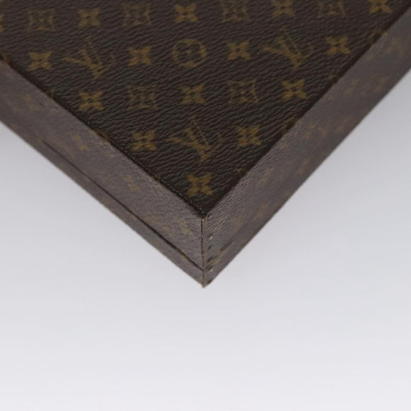 LOUIS VUITTON Monogram Jewelry case Jewelry Box LV Auth 107109S